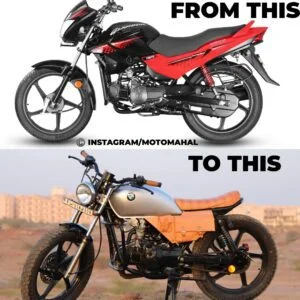 Read more about the article Hero Honda Glamour Modified By Legal Kustom Motorcycles