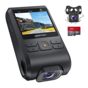 APEMAN Dash Cam Dual Dash Camera Car - Best Dash Cam In India