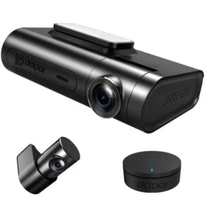 DDPAI X2S Pro Dual Channel Car Dash Camera, QHD 2K Loop Recording, Remote Snapshot, Time Lapse Parking Mode, Built-in Wi-Fi