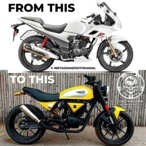 Read more about the article Hero Karizma Modified as Ducati Scrambler