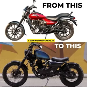 Read more about the article Modified Bajaj Avenger into Classic Bobber Style