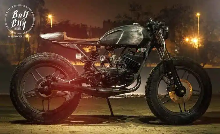 Modified Yamaha RX-135 into a Cafe Racer by Bull City Customs