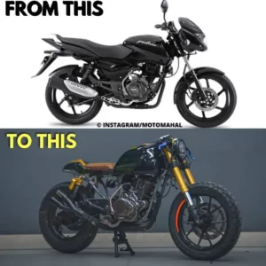 Read more about the article Modified Bajaj Pulsar Into CafeRacer By Nitro Street 