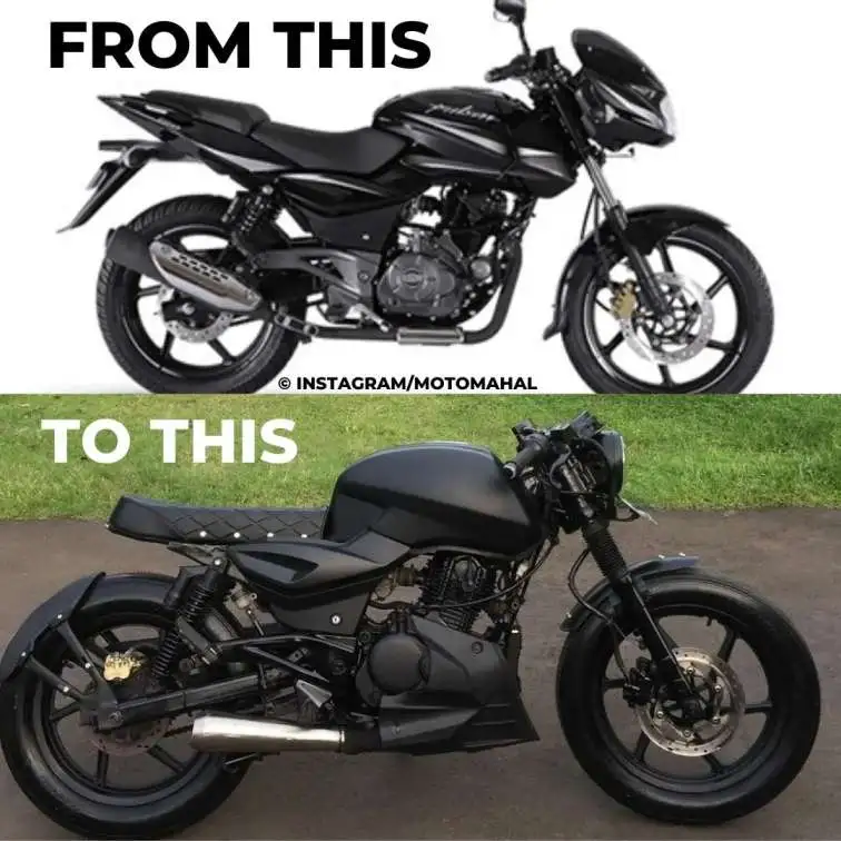 Read more about the article Modified Bajaj Pulsar into a Brat By Gims Garage