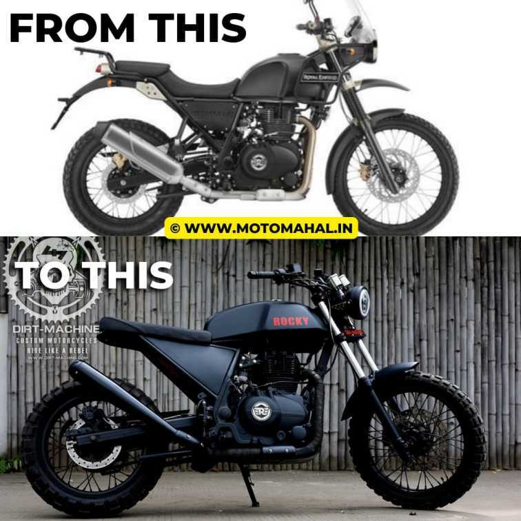 Read more about the article Modified KGF Bike | RE Himalayan Modified into KGF Bike