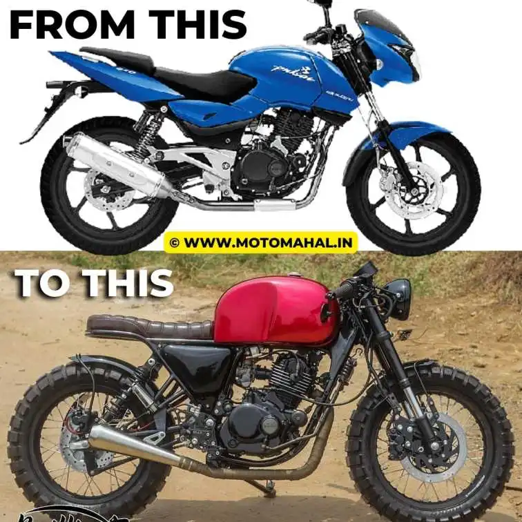 Read more about the article Modified Bajaj Pulsar 200 into a Cafe Racer