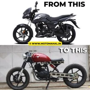 Read more about the article Modified Bajaj Pulsar 150 into a Cafe Tracker