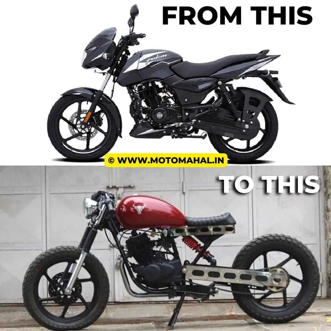 Read more about the article Modified Bajaj Pulsar 150 into a Cafe Tracker