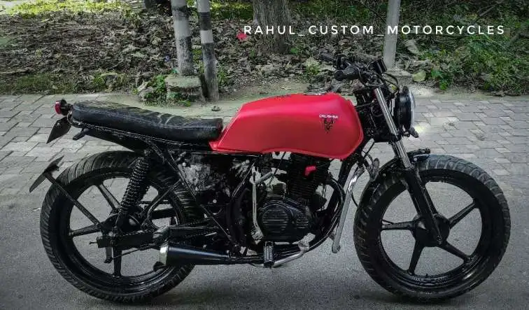 Modified LML Freedom by Rahul Custom Motorcycles
