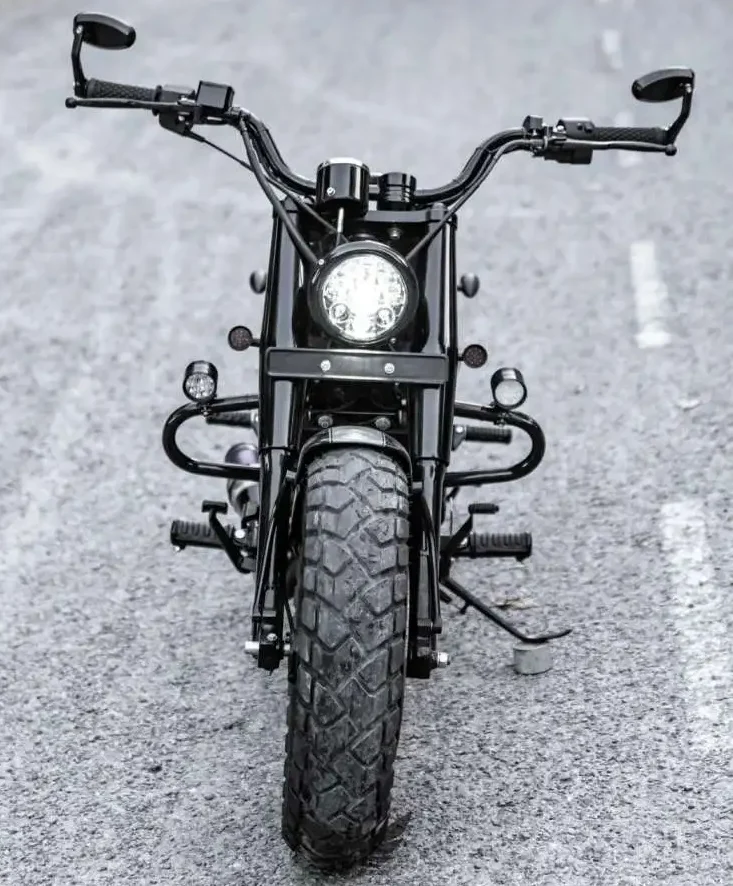 Modified Bajaj Avenger into a Harley Davidson Style Motorcycle