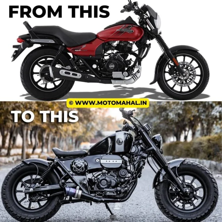 Modified Bajaj Avenger 160 into a Harley Davidson style motorcycle