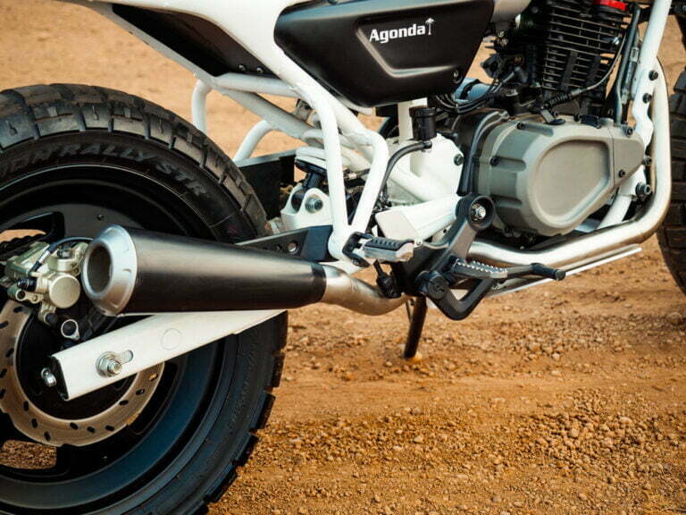 Modified TVS Ronin into a Street Tracker