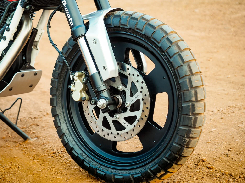 Modified TVS Ronin into a Street Tracker