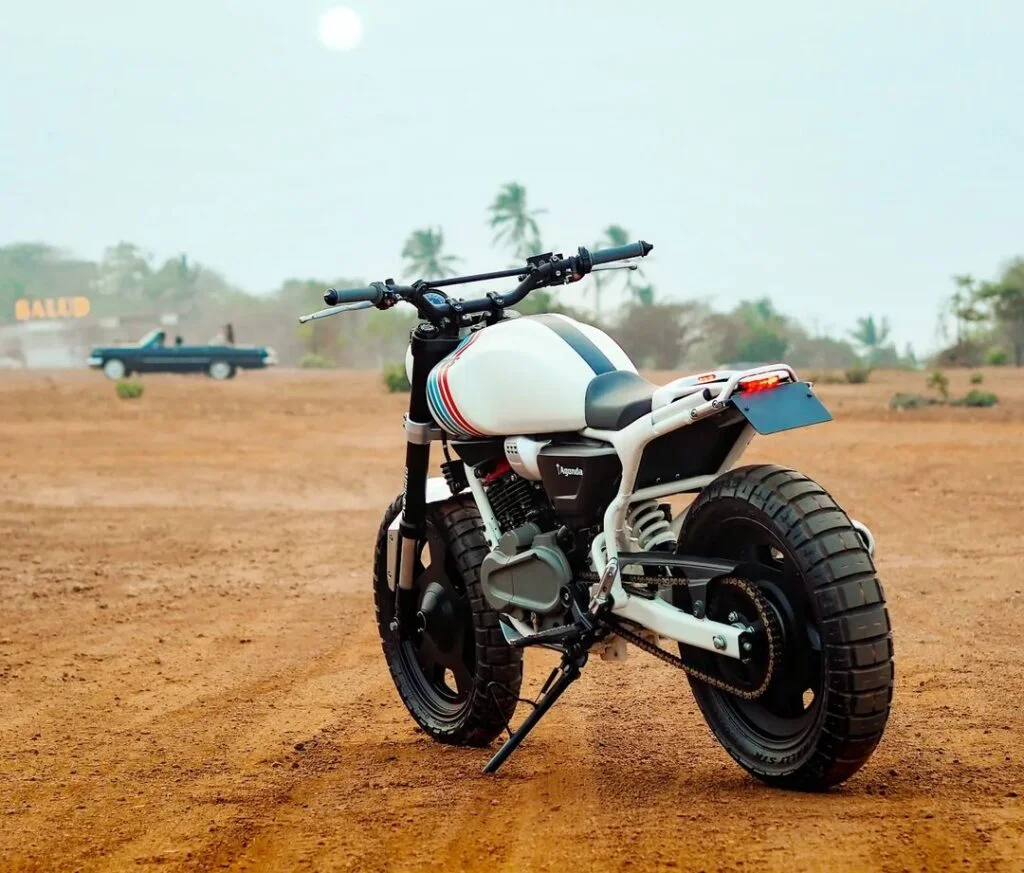 Modified TVS Ronin into a Street Tracker