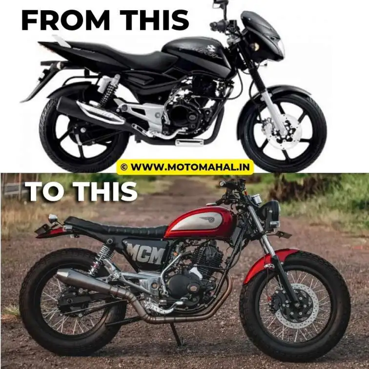 Read more about the article Modified Bajaj Pulsar 180 into a Street Tracker