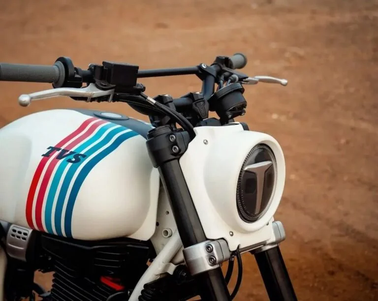 Modified TVS Ronin into a Street Tracker