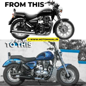 Read more about the article Modified Thunderbird 350 into a Bobber